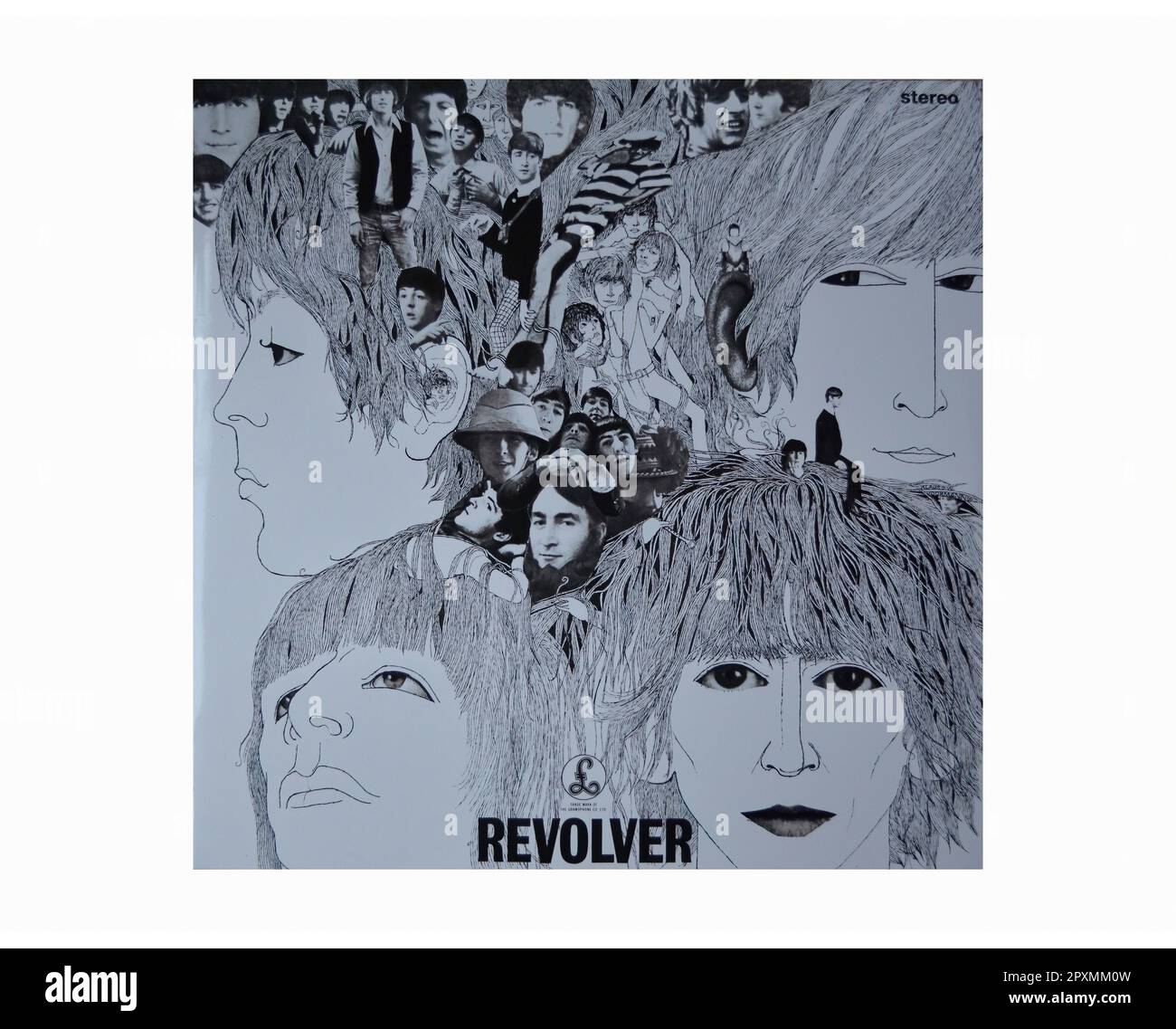 The Beatles - Revolver - Vintage L.P Music Vinyl Record Foto Stock