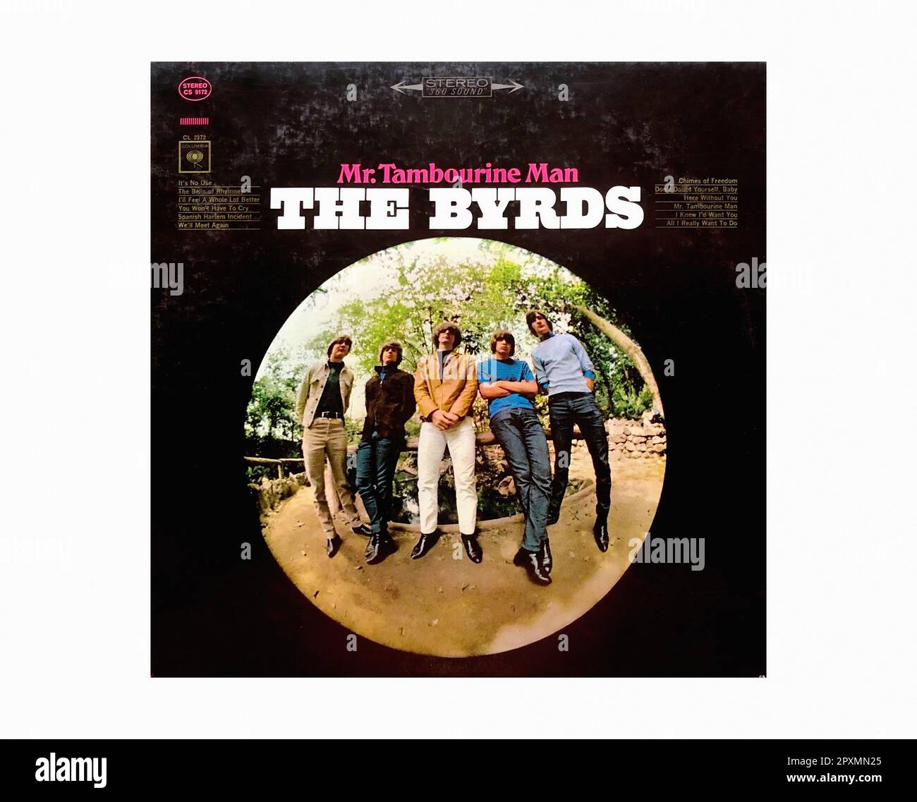 The Byrds - MR.Tambourine Man [1965] - Sleeve Vintage Vinyl Record Foto Stock