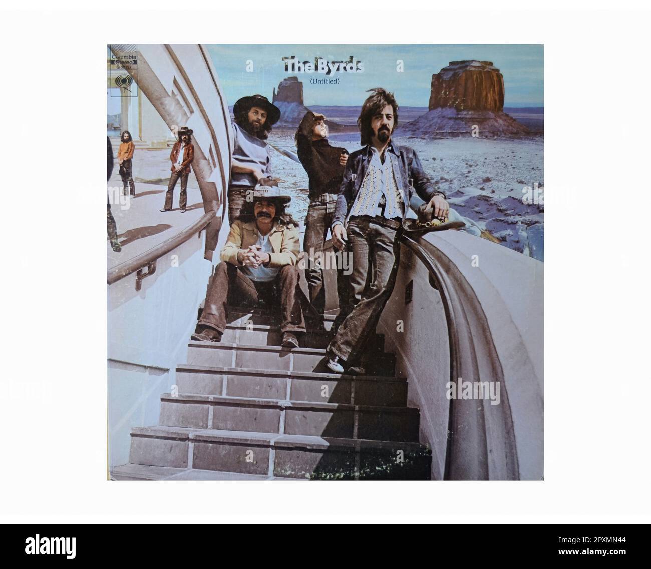 The Byrds - Untitled - Vintage L.P Music Vinyl Record Foto Stock