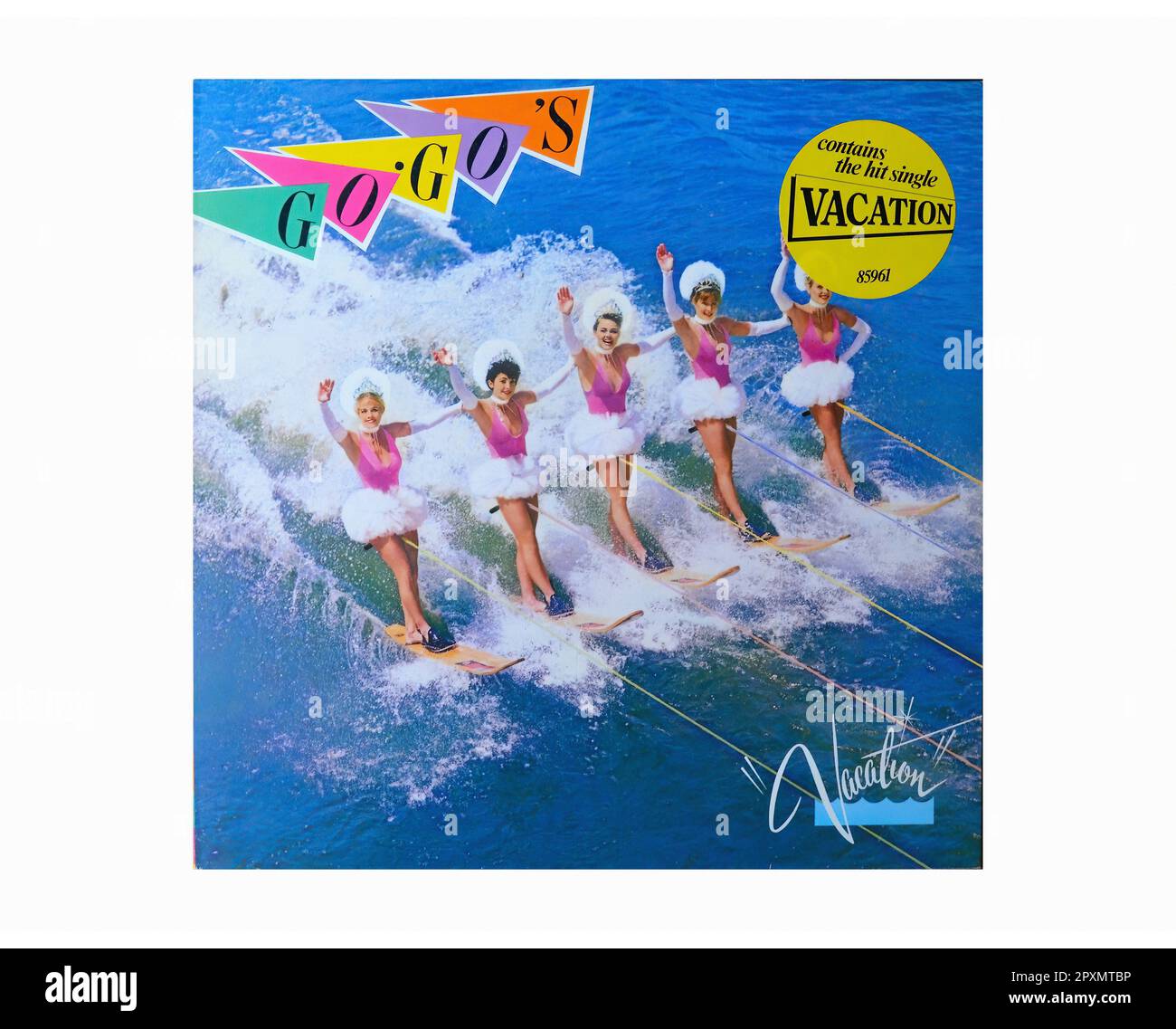 The Go Go`s - Vacation - Vintage L.P Music Vinyl Record Foto Stock
