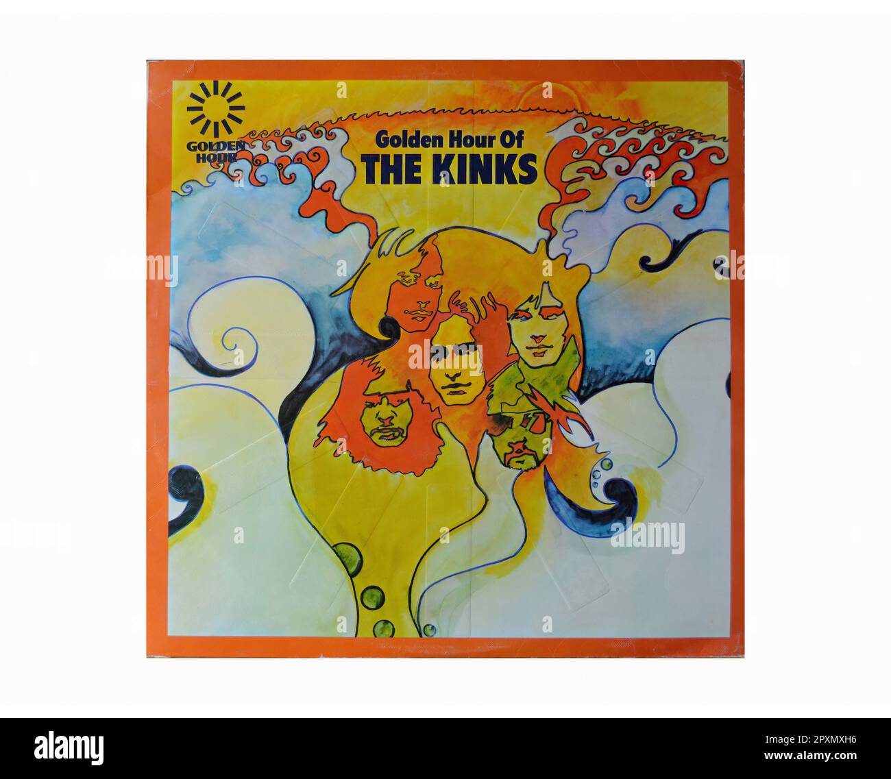 The Kinks - Golden Hour of the Kinks - Vintage L.P Music Vinyl Record Foto Stock