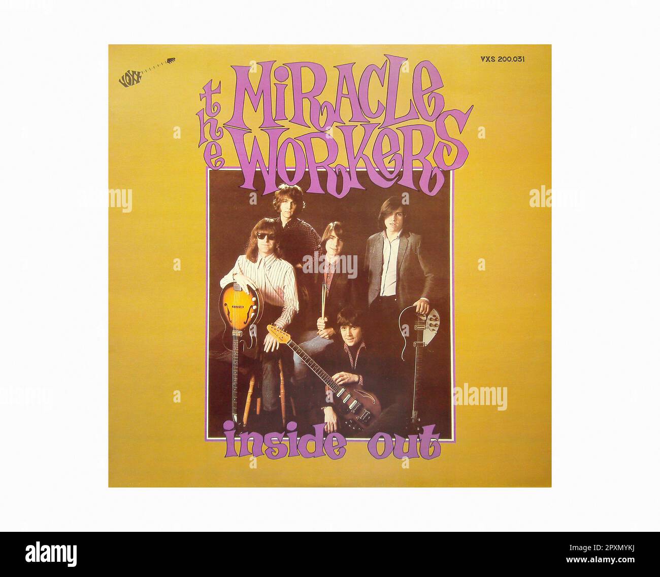 The Miracle Workers - Inside out [1985] - Sleeve Vintage in vinile Foto Stock