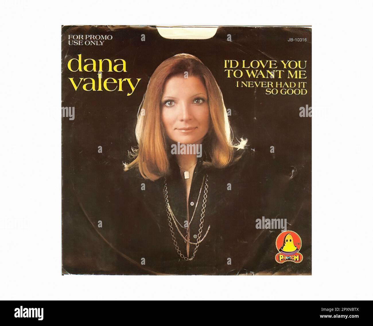 Valery Dana - 1975 05 A - Vintage 45 R.P.M Music Vinyl Record Foto Stock