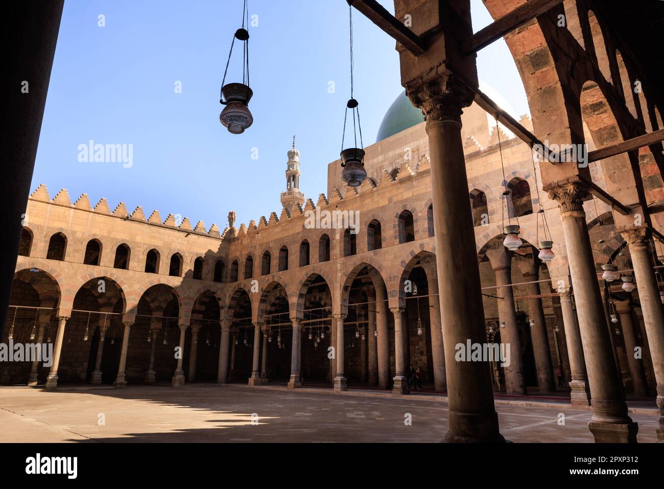 Madrasa di al-Nasir Muhammad al Cairo - Egitto Foto Stock