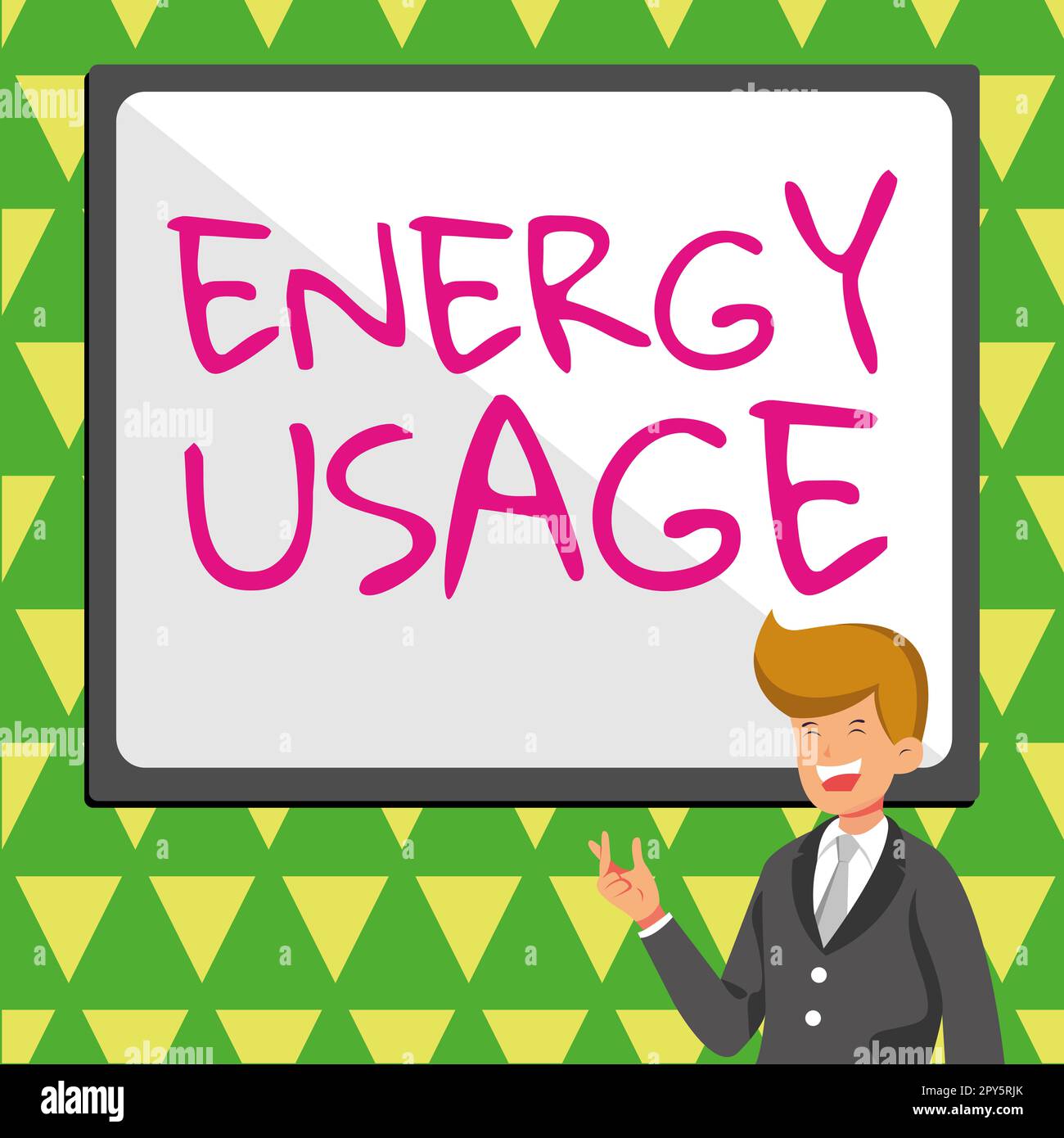 Inspirazione che mostra il segno utilizzo energia. Parola per la quantità di energia consumata o utilizzata in un processo o sistema Foto Stock