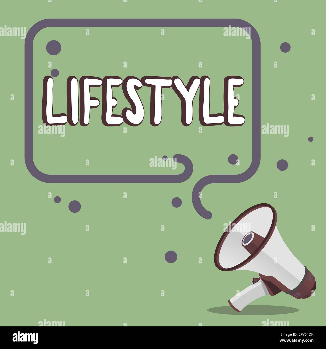 Stile di vita della didascalia concettuale. Idea aziendale il modo tipico di vivere di un individuo, di un gruppo o di una cultura Foto Stock