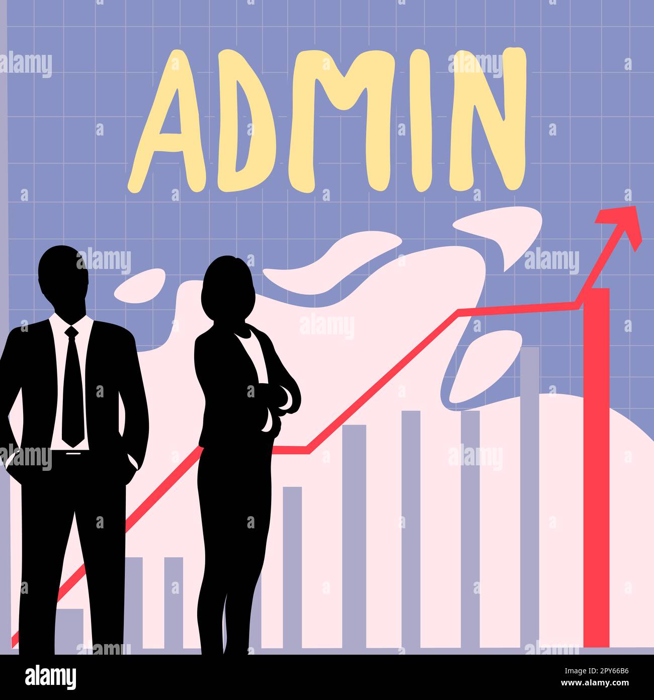 Visualizzazione concettuale Admin. Funzionari di Business idea nel ramo esecutivo del pubblico responsabile Foto Stock