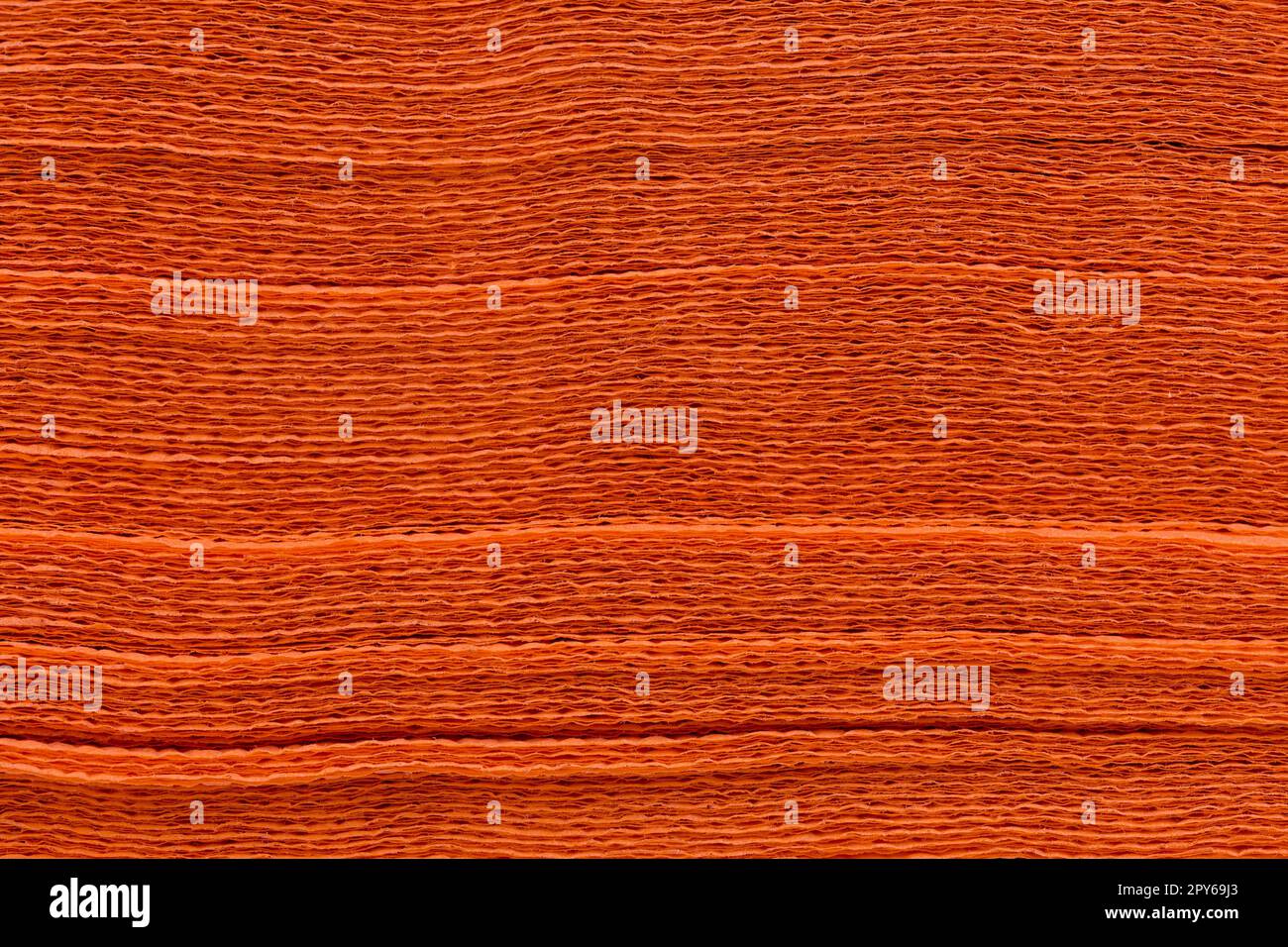 Arancione di tovaglioli di carta Foto Stock