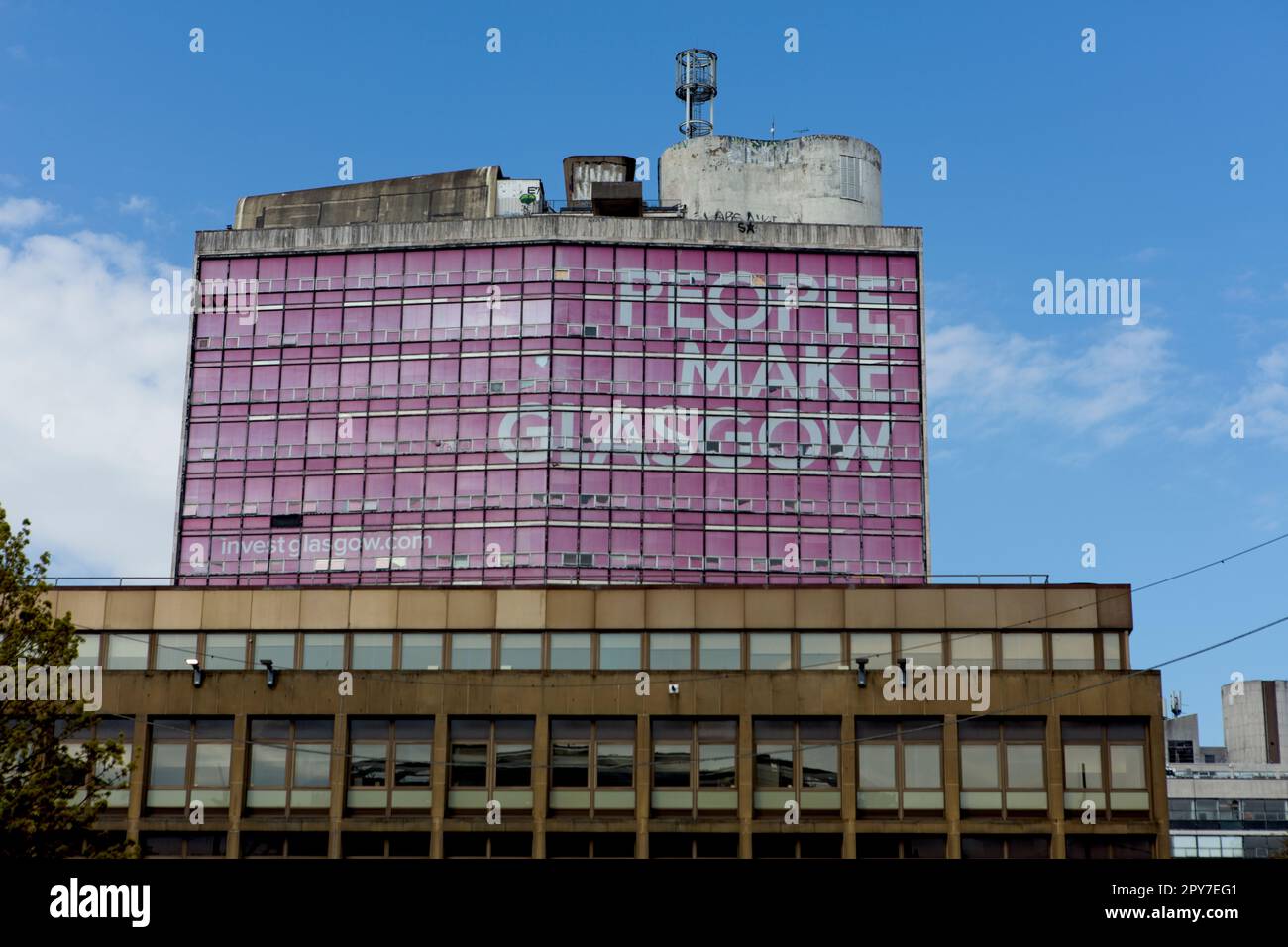 L'edificio della City of Glasgow College con la sua gente rende Glasgow slogan è stato chiamato il 2nd più brutto edificio nel Regno Unito da un sito web fotografico Foto Stock