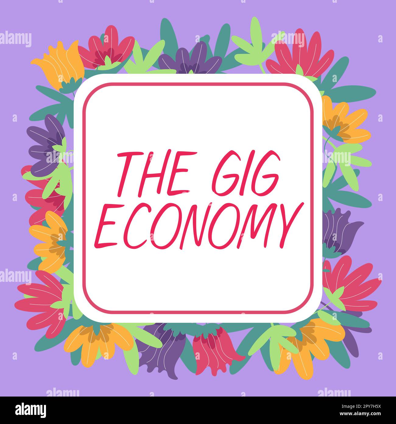 Scrittura a mano del testo The Gig Economy. Approccio aziendale mercato dei contratti a breve termine lavoro indipendente temporaneo Foto Stock