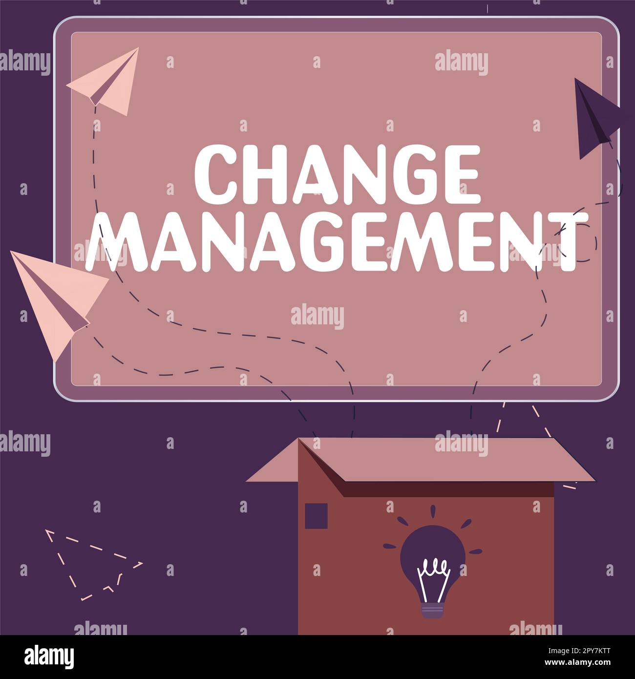 Gestione delle modifiche del testo scritto a mano. Concetto Internet Sostituzione della leadership in un'organizzazione nuove politiche Foto Stock