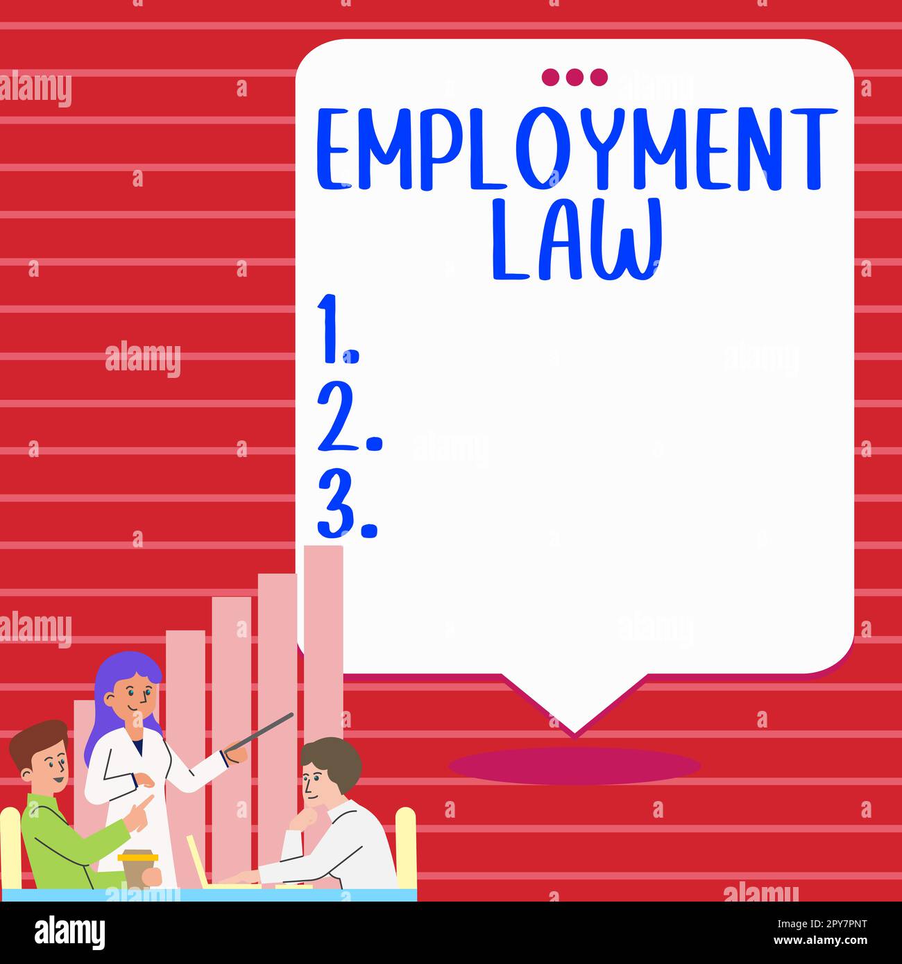 Didascalia concettuale diritto del lavoro. Business Showcase si occupa dei diritti legali e dei doveri dei datori di lavoro e dei dipendenti Foto Stock