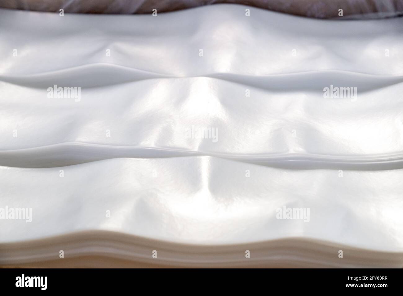 sacchetti di plastica per l'industria alimentare Foto Stock