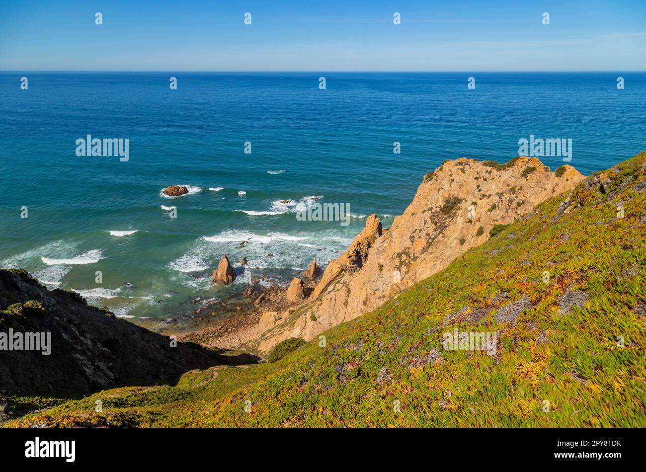 Praia da Ursa (Spiaggia di Ursa) Foto Stock