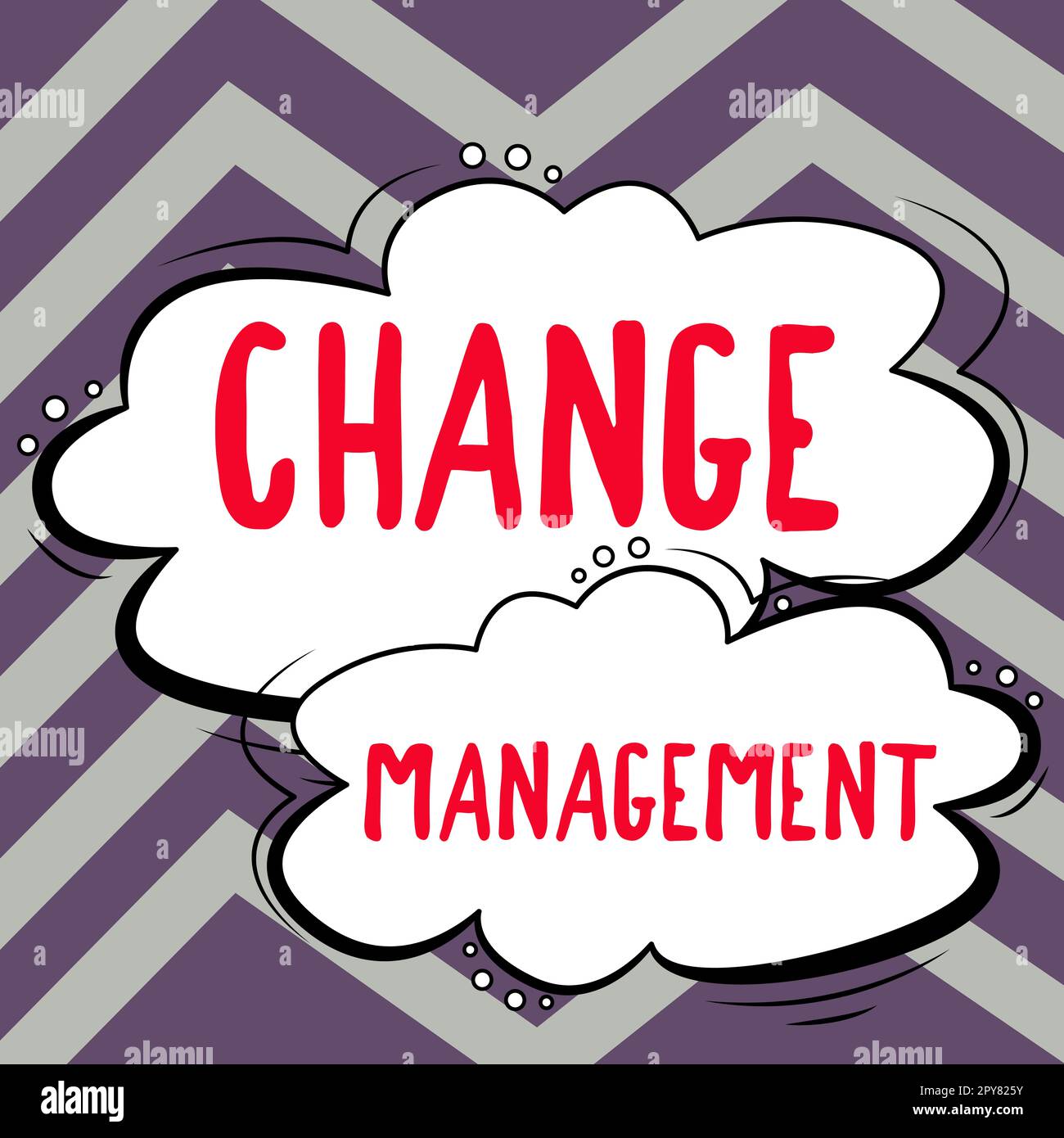 Gestione delle modifiche di visualizzazione concettuale. Approccio aziendale Sostituzione della leadership in un'organizzazione nuove politiche Foto Stock