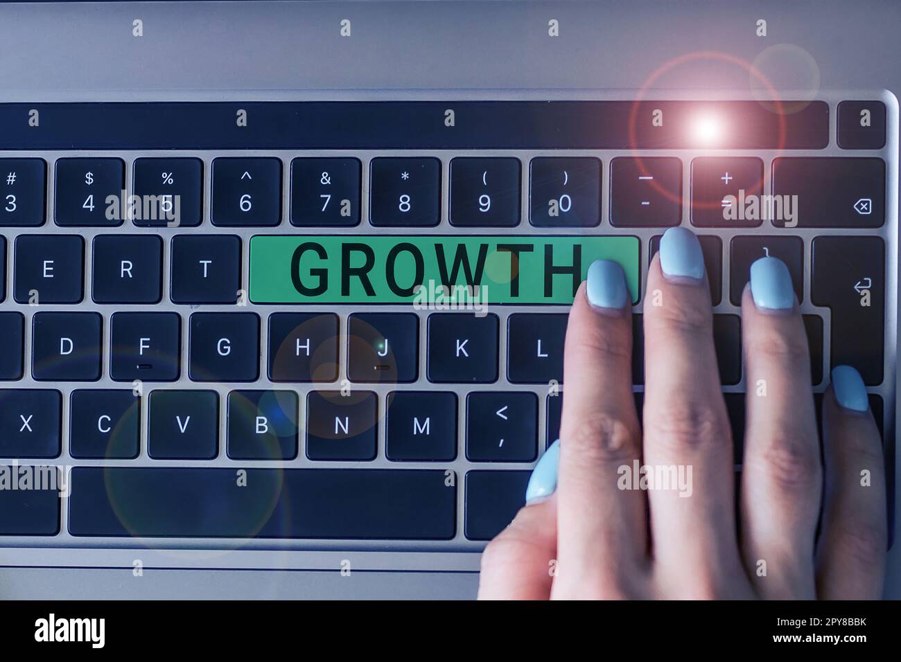 Segno che mostra la crescita. Processo della vetrina di affari di aumento nelle dimensioni o nella spremuta ottenere più vecchio invecchiamento Foto Stock