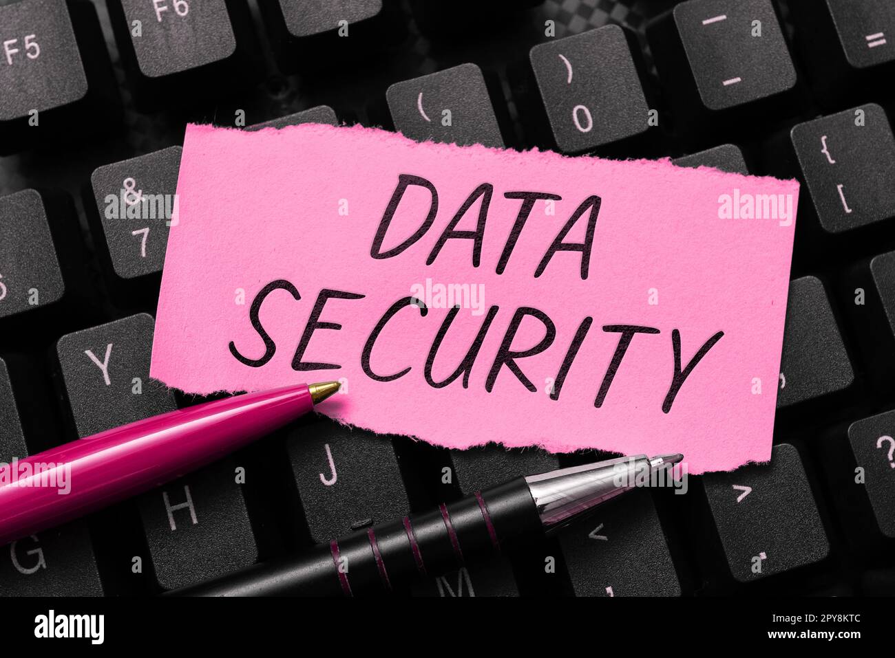 Segnale che visualizza la sicurezza dei dati. Business idea riservatezza crittografia disco Backup protezione password Foto Stock