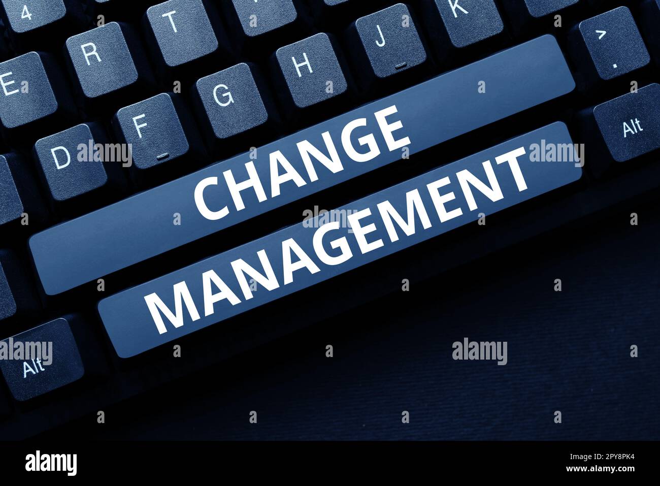 Firma che visualizza Change Management. Idea di business Sostituzione della leadership in un'organizzazione nuove politiche Foto Stock