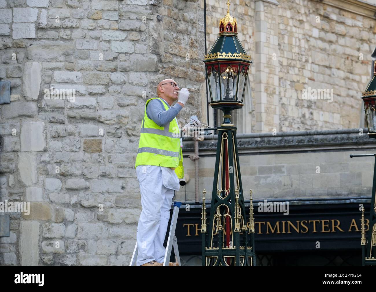 Londra, Regno Unito. 3rd maggio 2023. Incoronazione di re Carlo III Abbazia di Westminster. Credit: Matthew Chattle/Alamy Live News Foto Stock