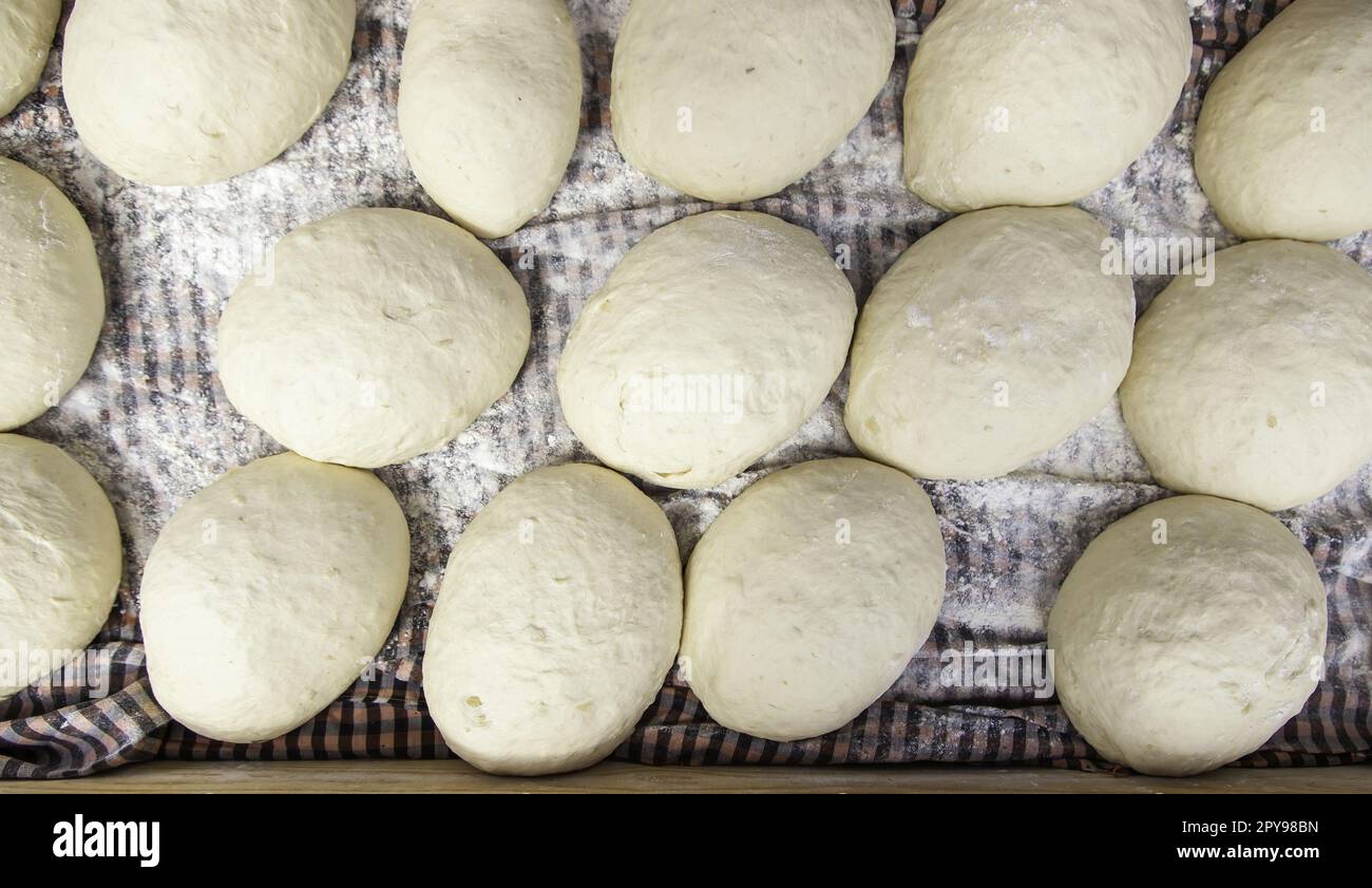 Polpette di pane a pasta madre Foto Stock