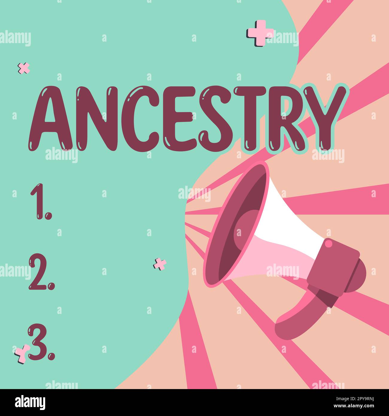 Didascalia concettuale Ancestry. Idea di affari la storia o il processo di sviluppo di un'idea o di stile dell'oggetto di fenomeno Foto Stock