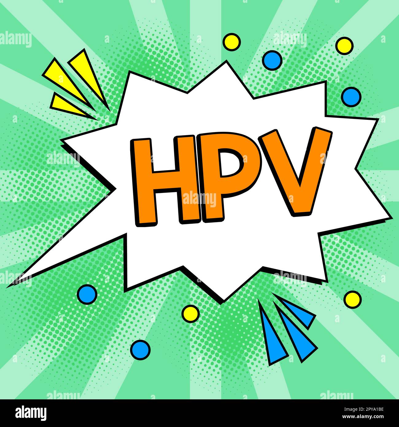 Inspirazione che mostra il segno HPV. Concetto che significa Gruppo di virus che influenzano la pelle e le membrane umide Foto Stock