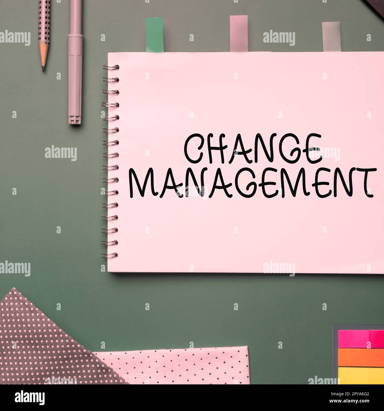 Gestione delle modifiche delle didascalie concettuali. Parola per la sostituzione della leadership in un'organizzazione nuove politiche Foto Stock