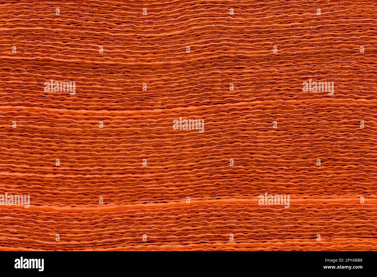 Arancione di tovaglioli di carta Foto Stock