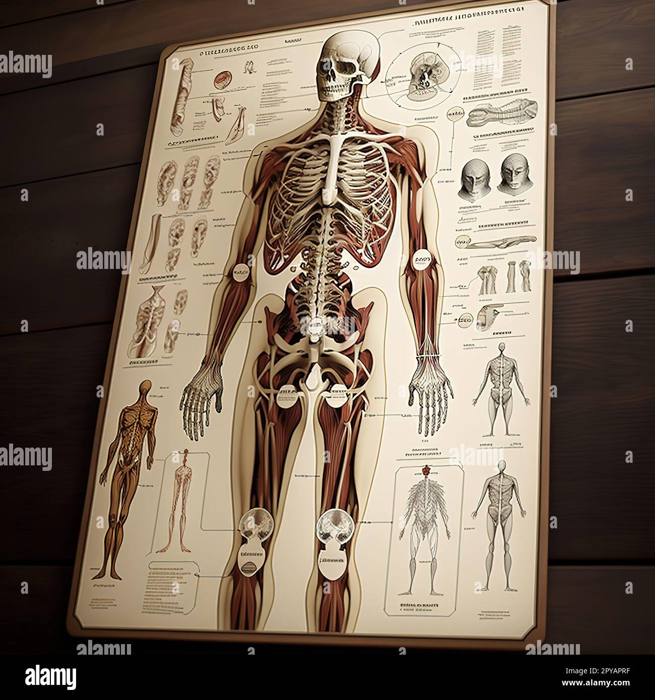 Sblocco della struttura umana scheletro anatomico Foto stock - Alamy