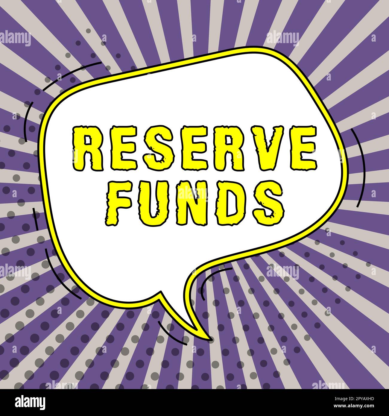 Scrittura a mano di fondi di riserva. Panoramica aziendale denaro rilasciato dalla banca per il backup del piano aziendale fallito Foto Stock