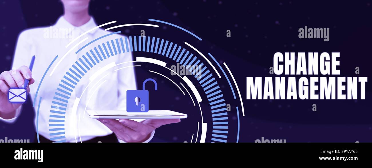 Gestione delle modifiche delle didascalie concettuali. Foto concettuale Sostituzione della leadership in un'organizzazione nuove politiche Foto Stock