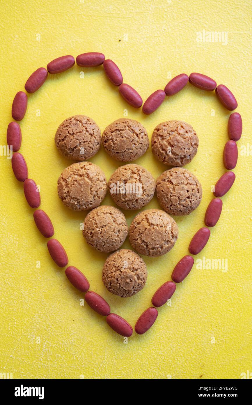 pasticceria e salute del cuore Foto Stock