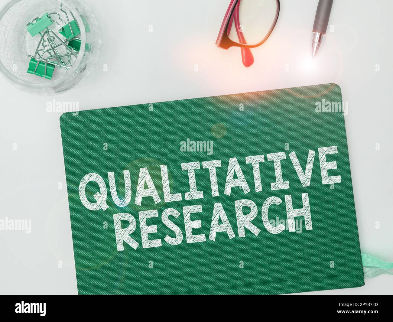 Didascalia concettuale Ricerca qualitativa. Business Concept certificato per svolgere un lavoro competente con esperienza Foto Stock