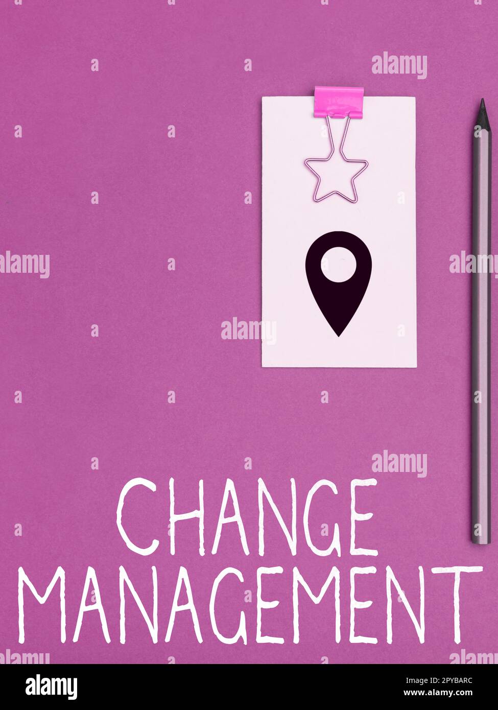 Ispirazione che mostra il segno Change Management. Business Concept Sostituzione della leadership in un'organizzazione nuove politiche Foto Stock