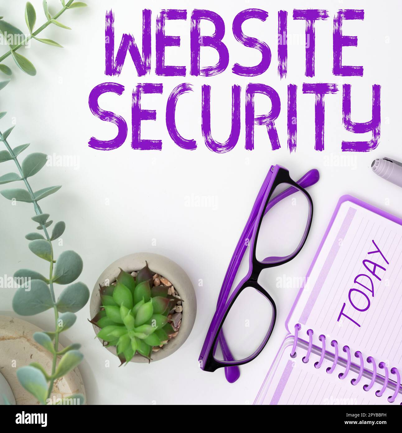 Segno che mostra sicurezza del sito web. Panoramica aziendale componente critico per proteggere e proteggere i siti Web Foto Stock