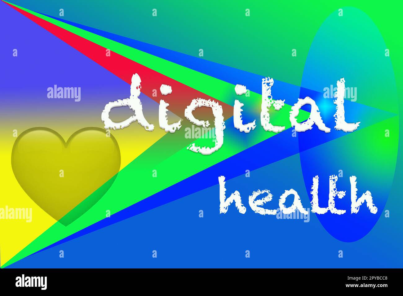 concetto di salute digitale Foto Stock