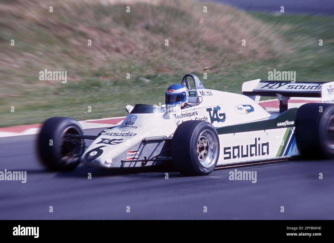 Gran Premio di Gran Bretagna 1982 - Brands Hatch - Keke Rosberg, Williams FW 08 Foto Stock