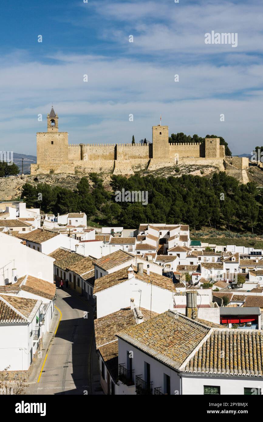 Alcazaba de Antequera, siglo XIV , Antequera,Andalucia, Spagna Foto Stock