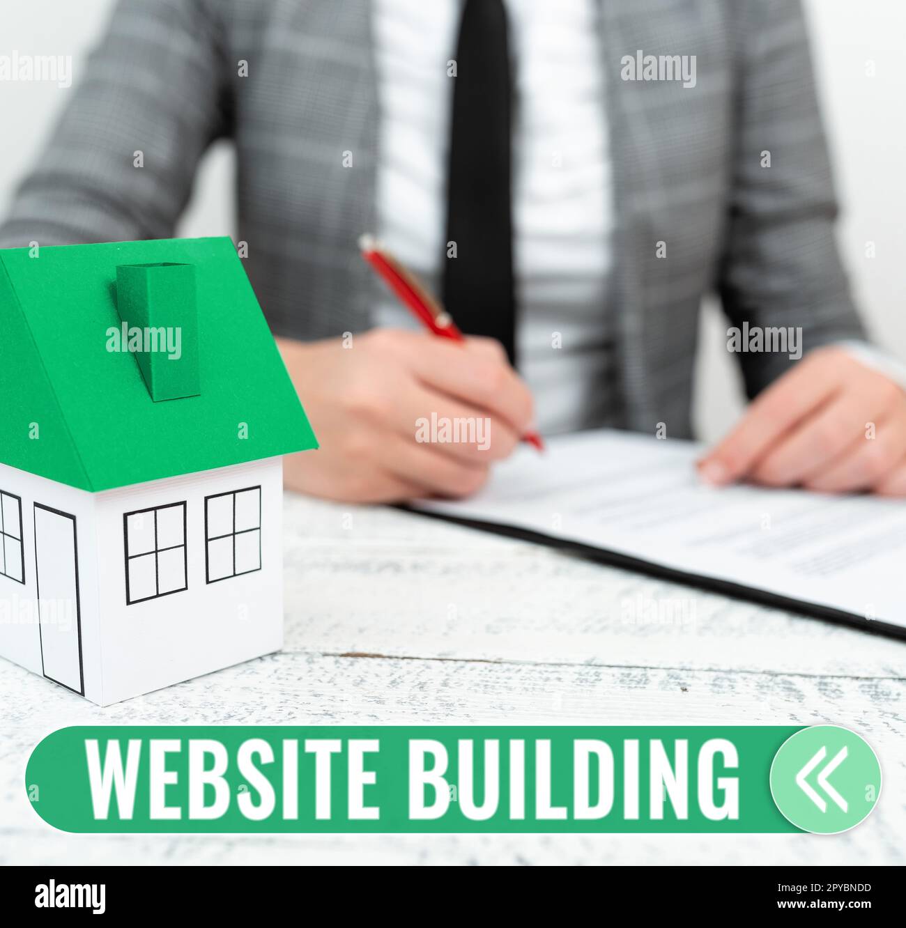 Visualizzazione concettuale Sito Web Building. Strumenti di business concept che consentono in genere la costruzione di pagine Foto Stock