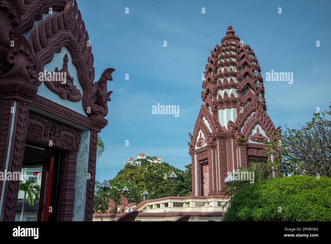 THAILAND PRACHUAP KHIRI KHAN WAT THAMMIKARAM Foto Stock