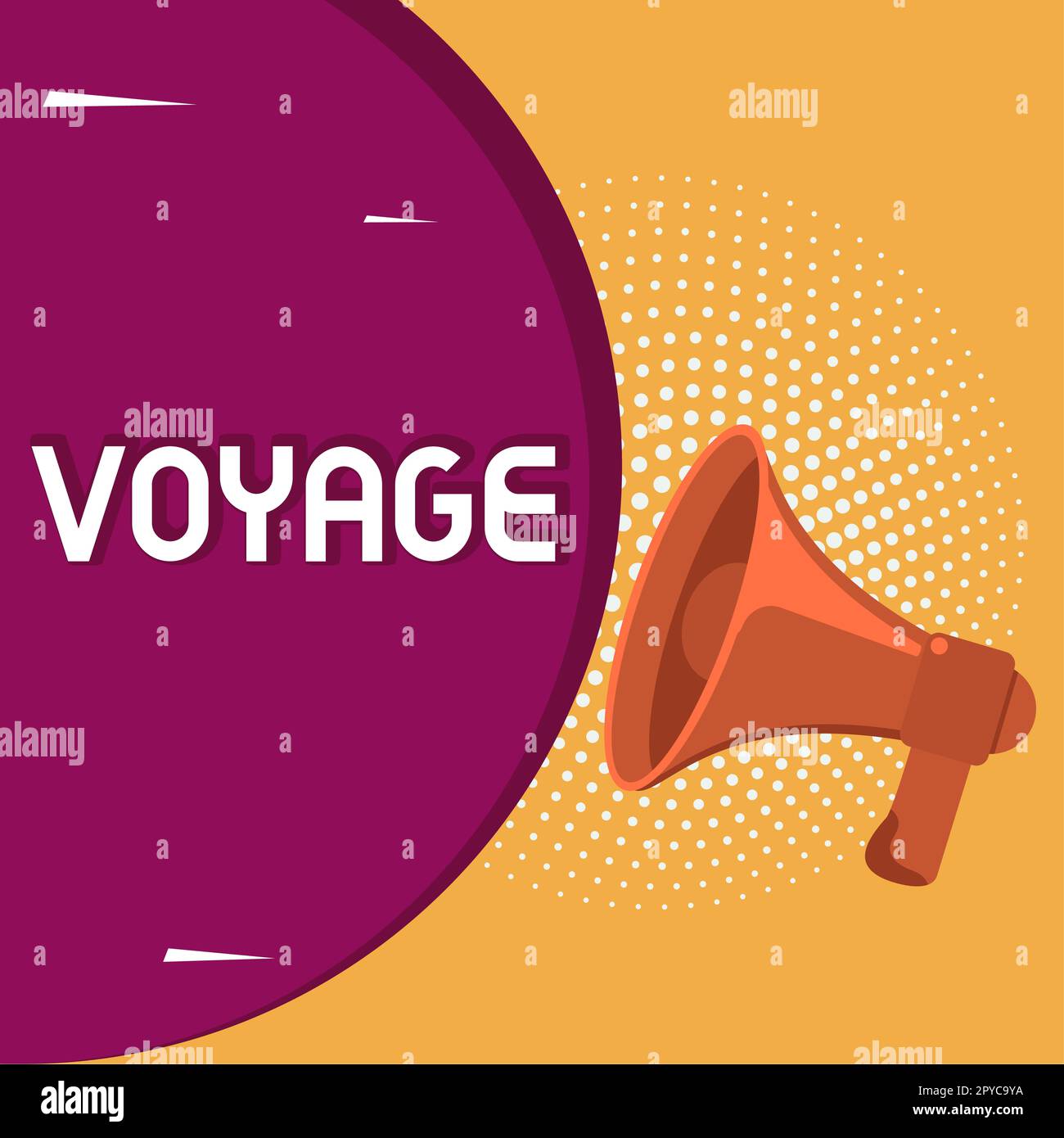 Scrittura a mano di testo Voyage. Business idea viaggio lungo che coinvolge viaggi via mare o nello spazio Turismo Vacanza Foto Stock