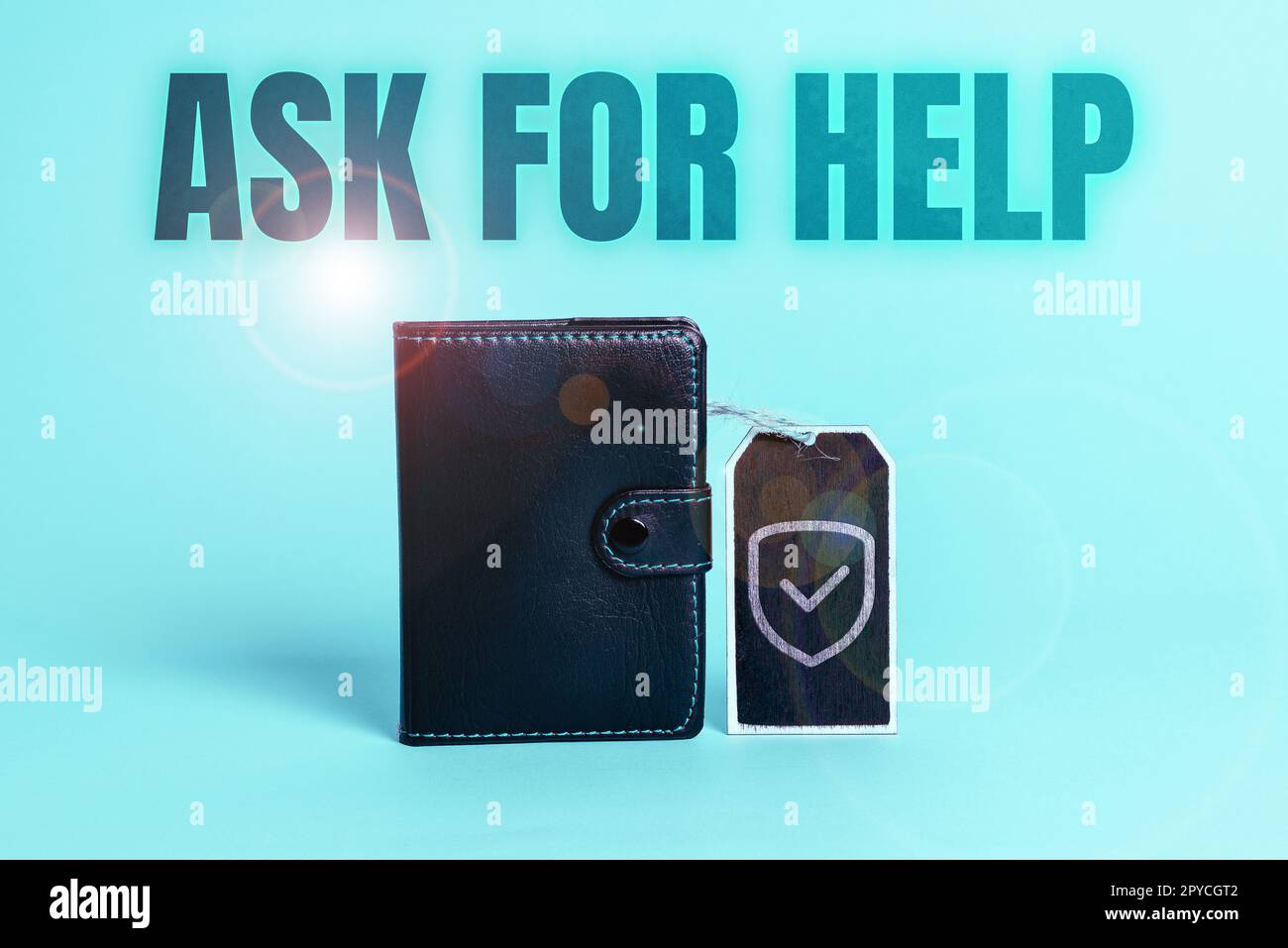 Testo scritto a mano Richiedi aiuto. Parola scritta su richiesta di assistenza necessaria consulenza professionale Foto Stock
