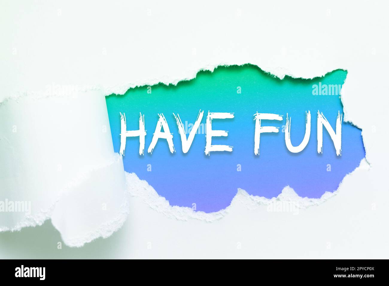 Scrittura visualizzazione testo Buon divertimento. Parola per augurare a qualcuno il tempo buono e piacevole quando fanno qualcosa Foto Stock