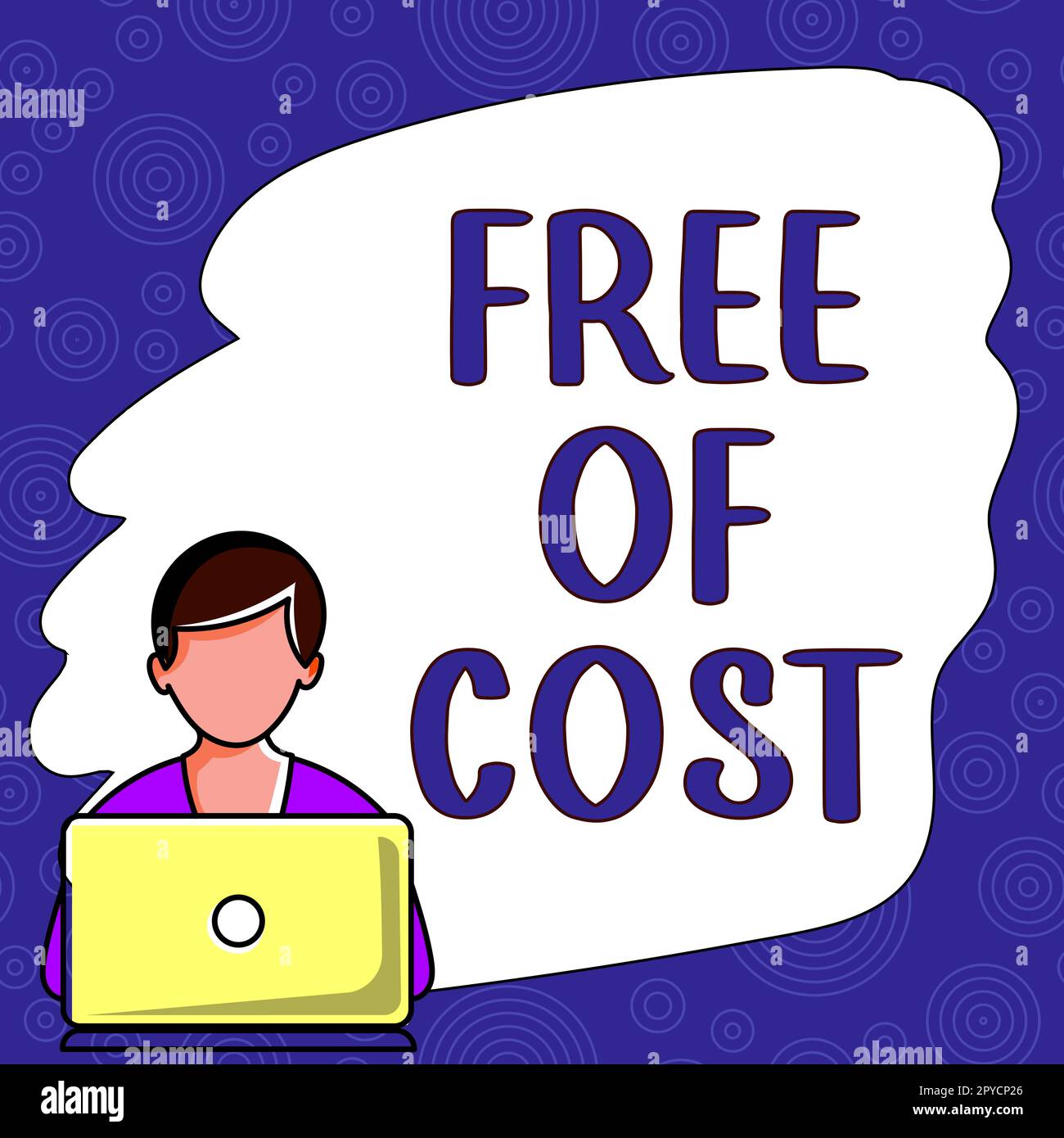 Visualizzazione concettuale gratuita. Word for No price per una versione di prova o un esempio di promozione Foto Stock