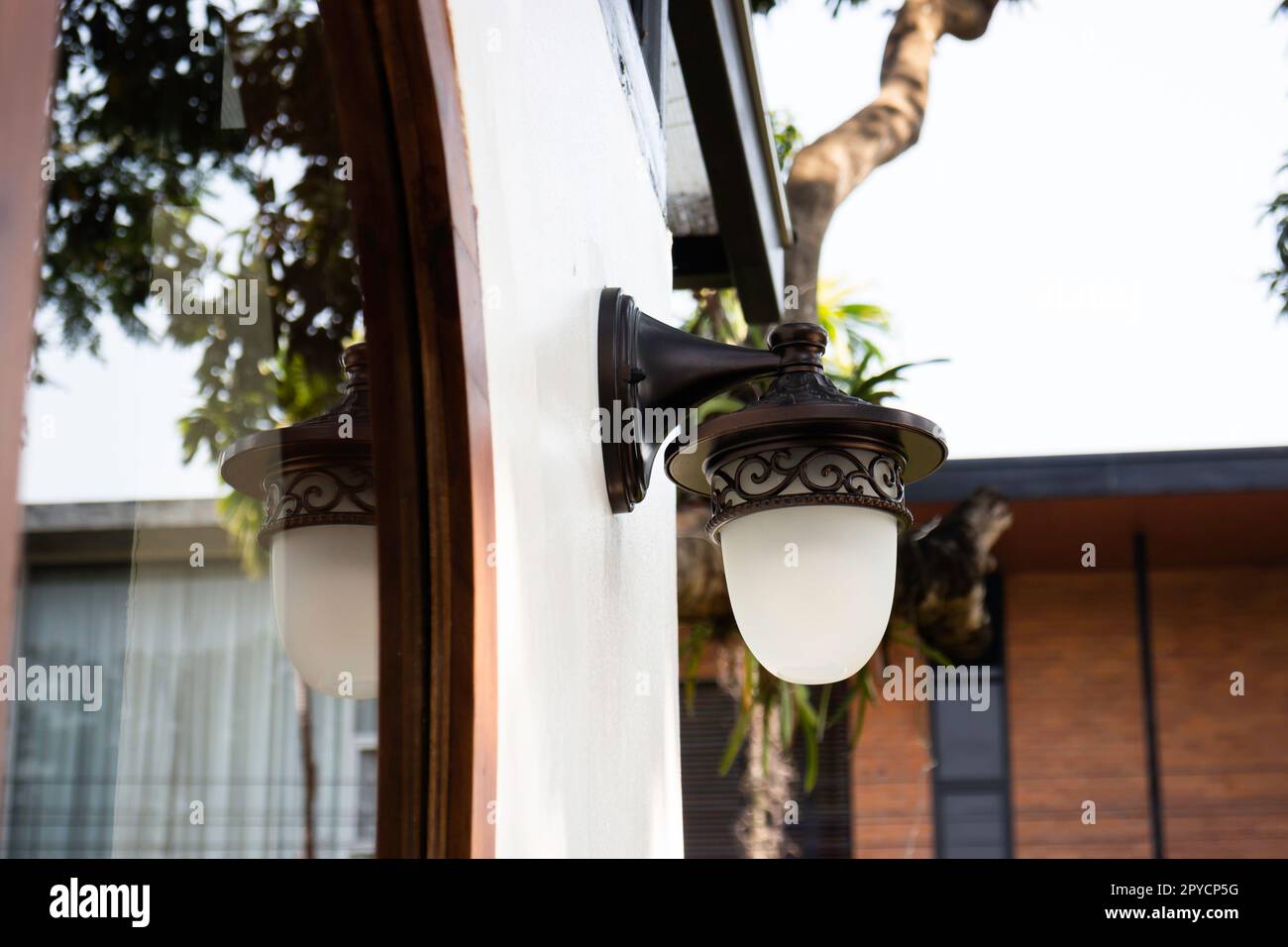 Casa ristrutturata di stile architettonico cinese Foto Stock