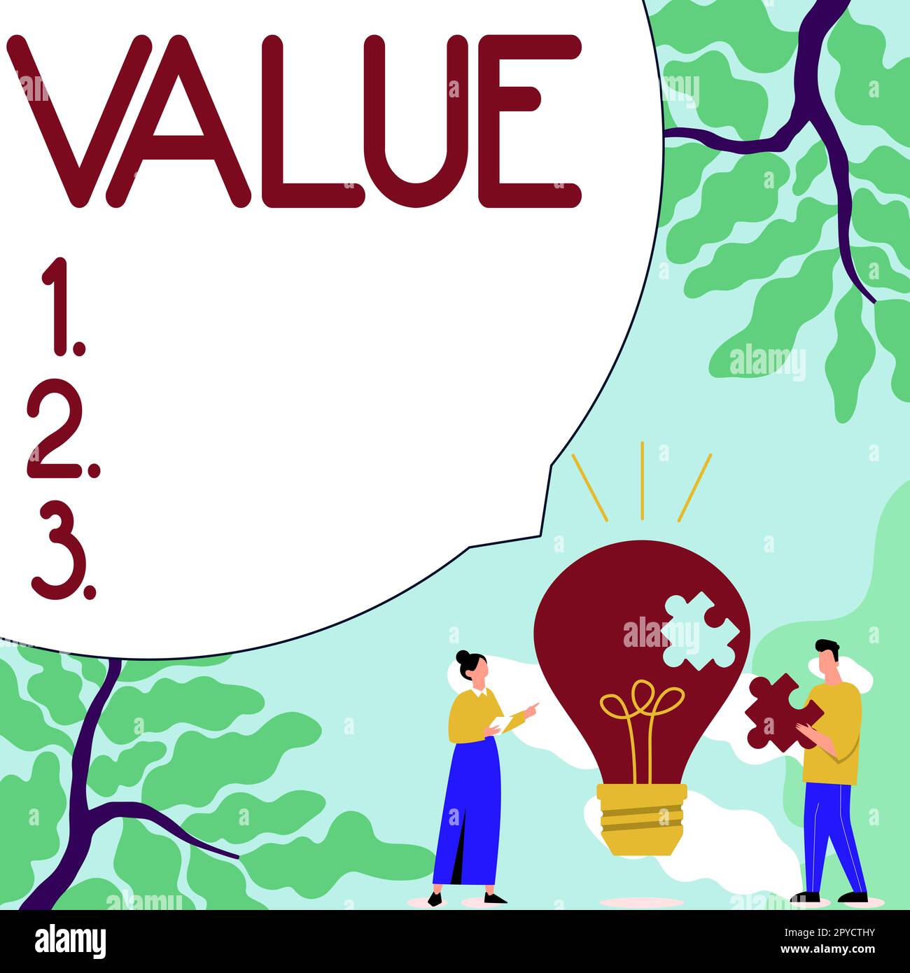 Valore testo scrittura a mano. Parola per i principi o gli standard di comportamento giudicare ciò che è importante nella vita Foto Stock