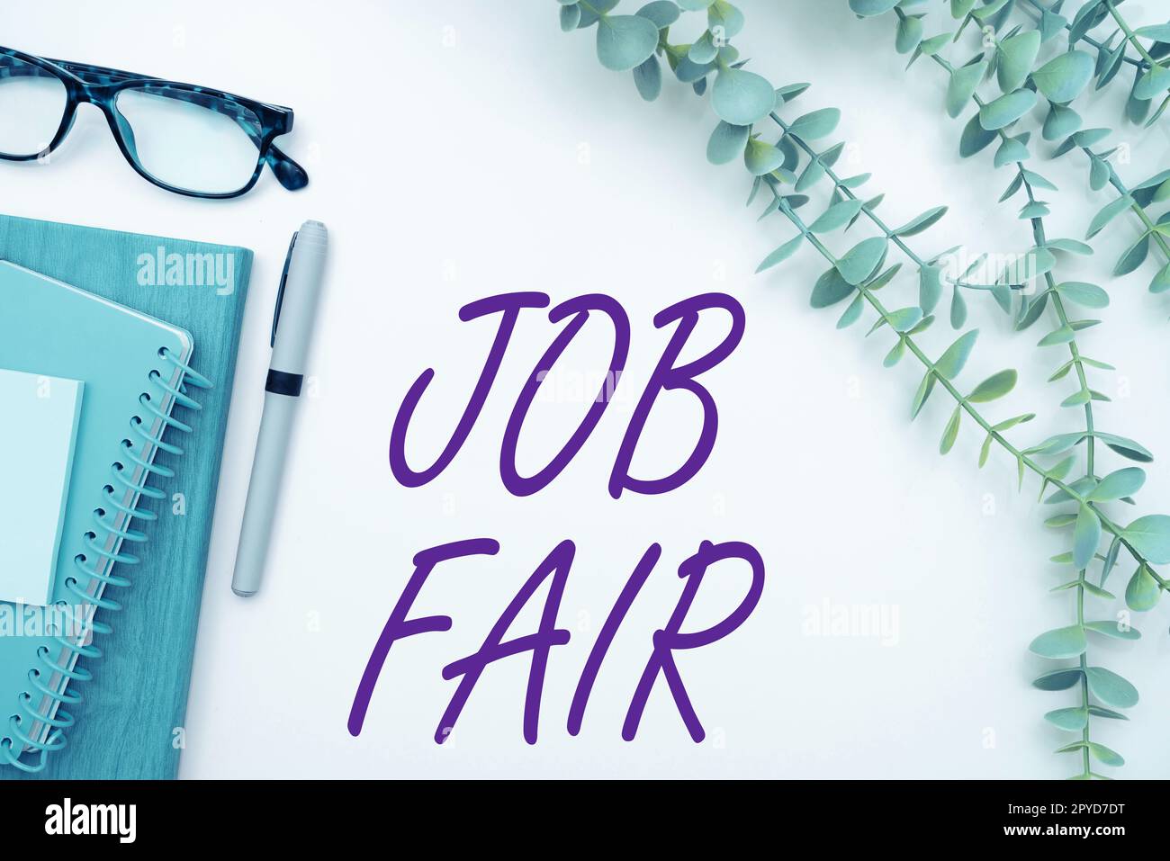 Scrittura a mano testo Job Fair. Parola per un evento in cui una persona può candidarsi per un lavoro in più aziende Foto Stock