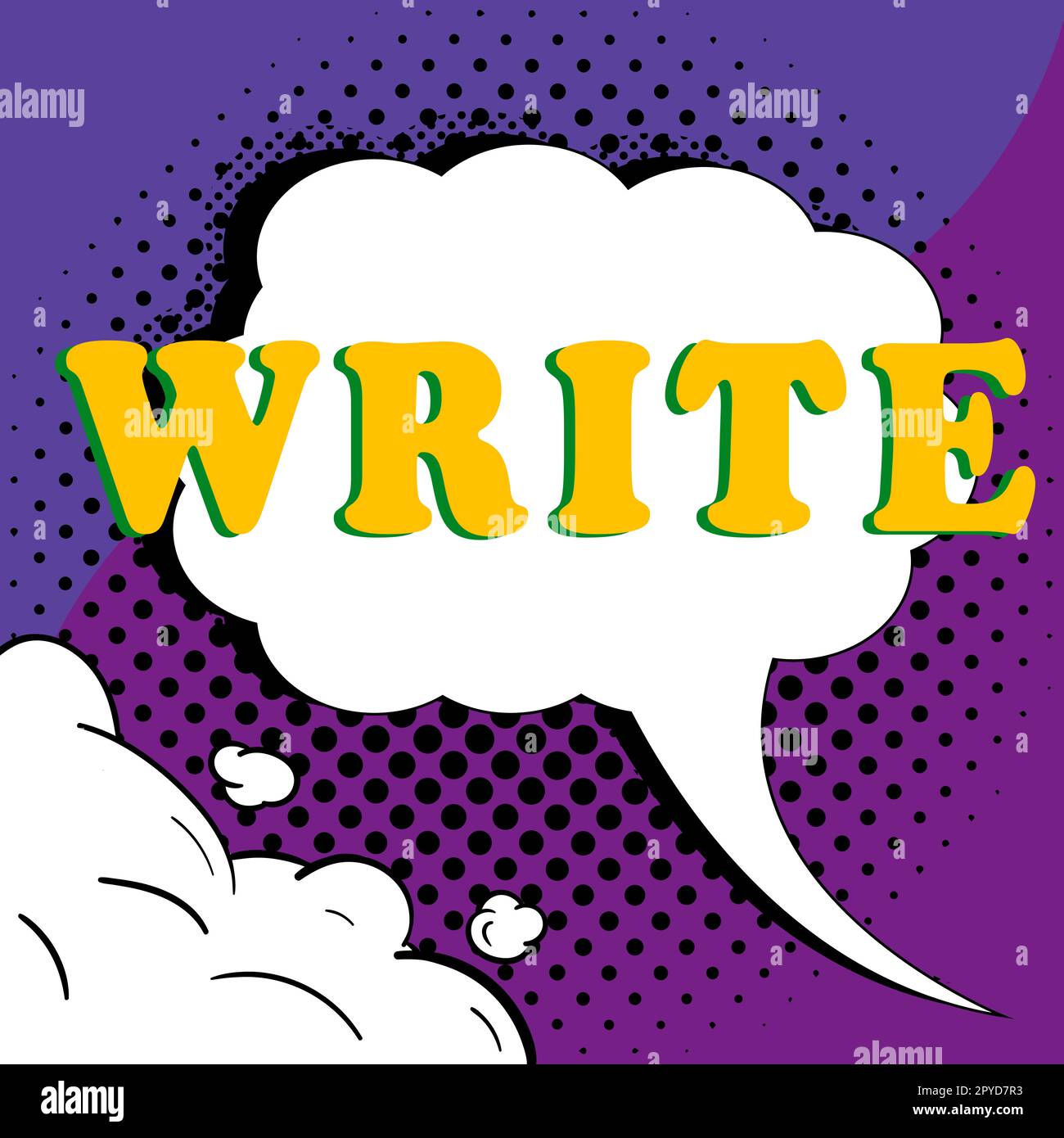 Scrittura a mano segno Scrivi. Business Concept contrassegnano le lettere o i simboli sulla superficie tipicamente carta con la penna Foto Stock