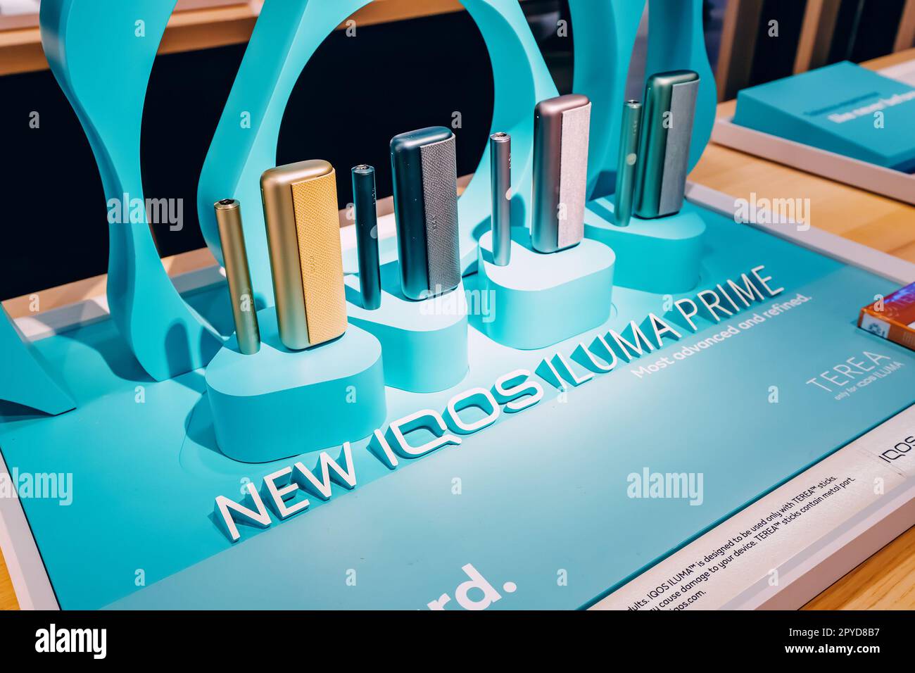 20 gennaio 2023, Dubai, Emirati Arabi Uniti: Sigaretta elettronica Iqos in negozio Foto stock - Alamy 20 gennaio 2023, Dubai, Emirati Arabi Uniti: Sigaretta elettronica Iqos in negozio Foto stock - Alamy