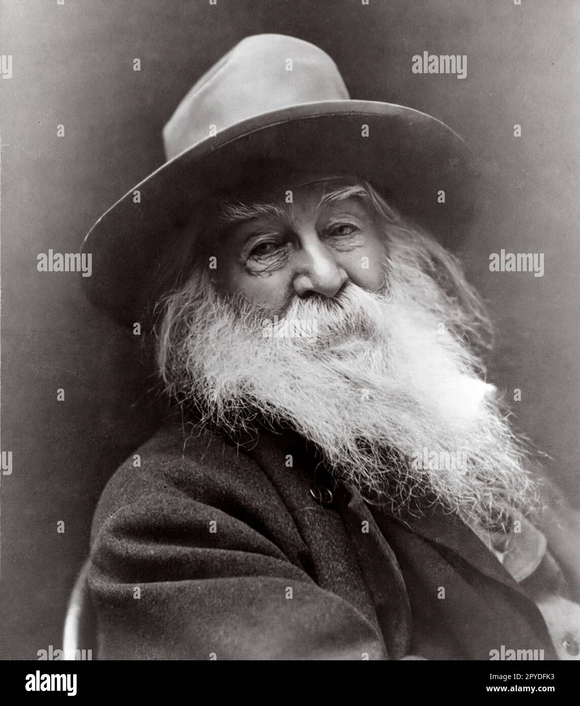 Poeta americano Walt Whitman Foto Stock